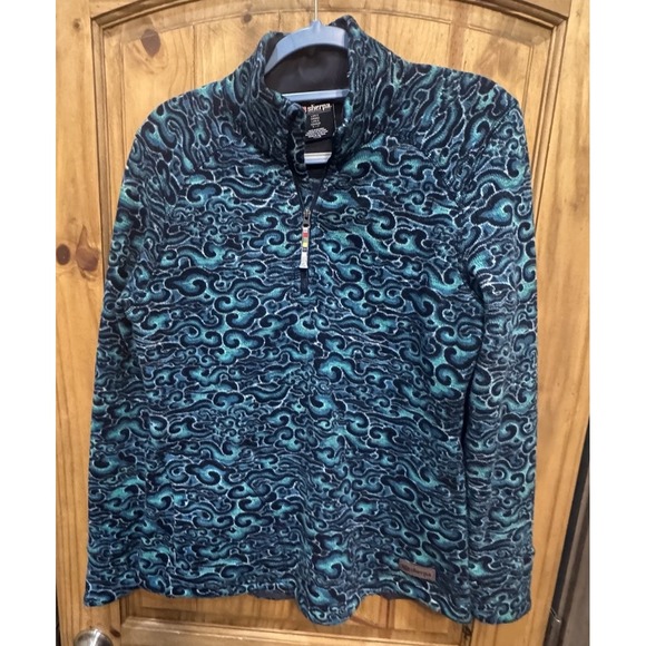 Sherpani Tops - Sherpa Adventure Gear Quarter Zip Fleece Pullover Women's L‎ Teal Wave Outdoor